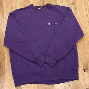 Vintage Champion Crewneck- one small hole on the arm as pictured.
